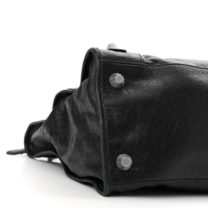 Balenciaga Agneau Giant 21 Silver Hardware Work Black 8 of 10