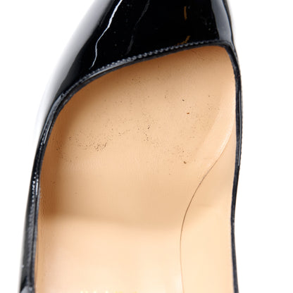 Christian Louboutin Patent Corneille 100 Pumps 38 Black 8 of 11