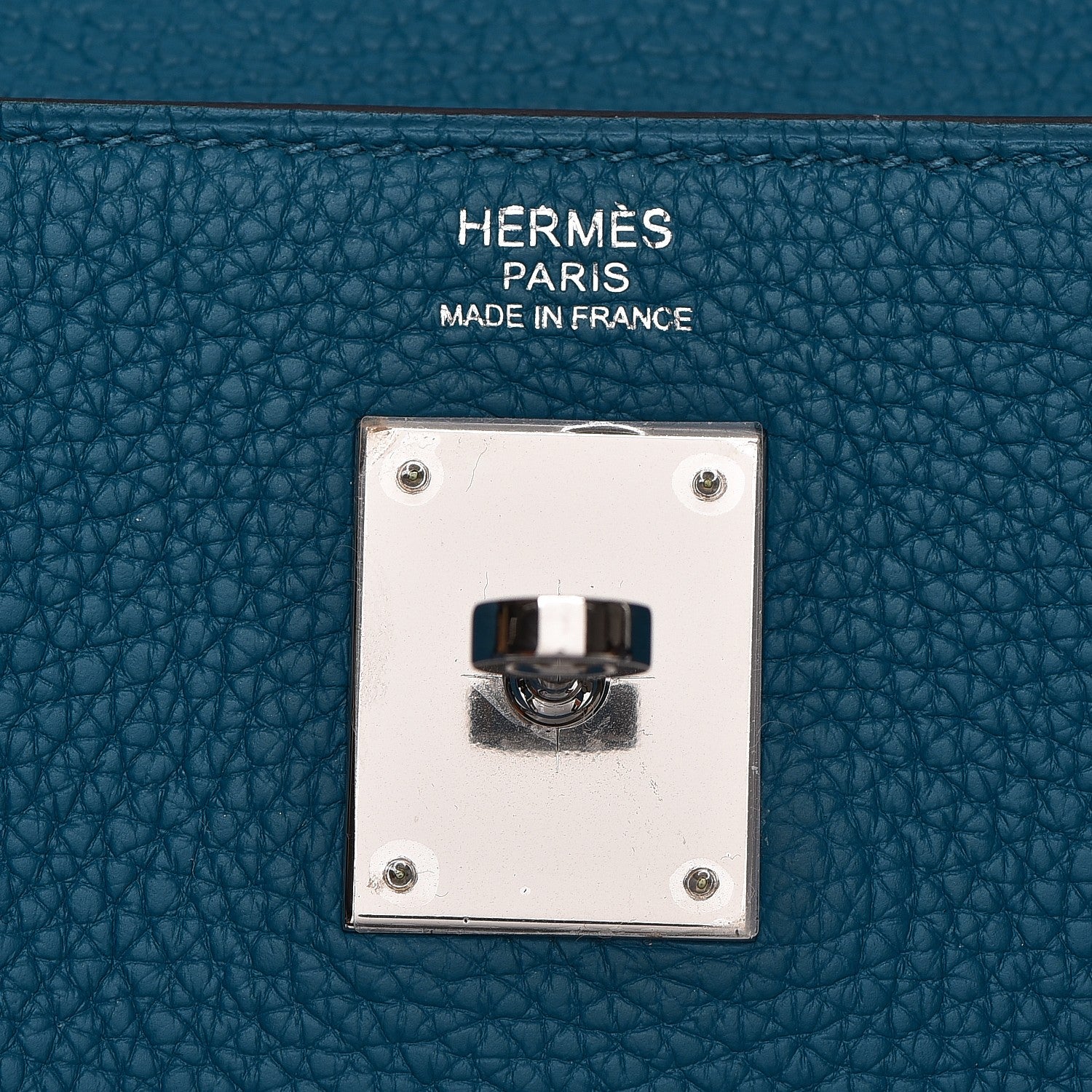 Hermes Togo Kelly Retourne 32 Bleu Izmir 19 of 35
