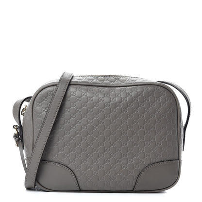 Gucci Microguccissima Mini Bree Messenger Bag Grey 1 of 13