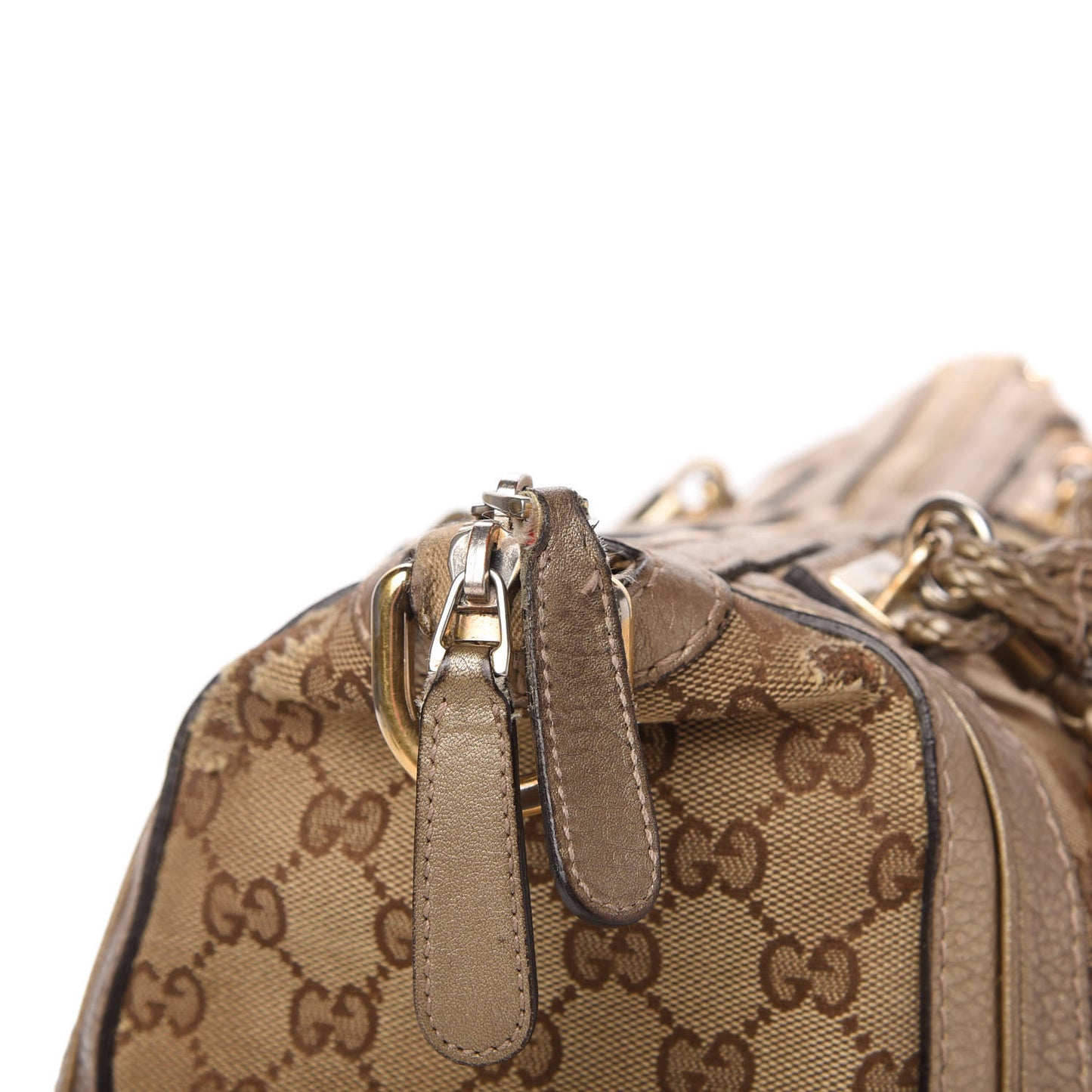 Monogram Medium Bella Tote Gold