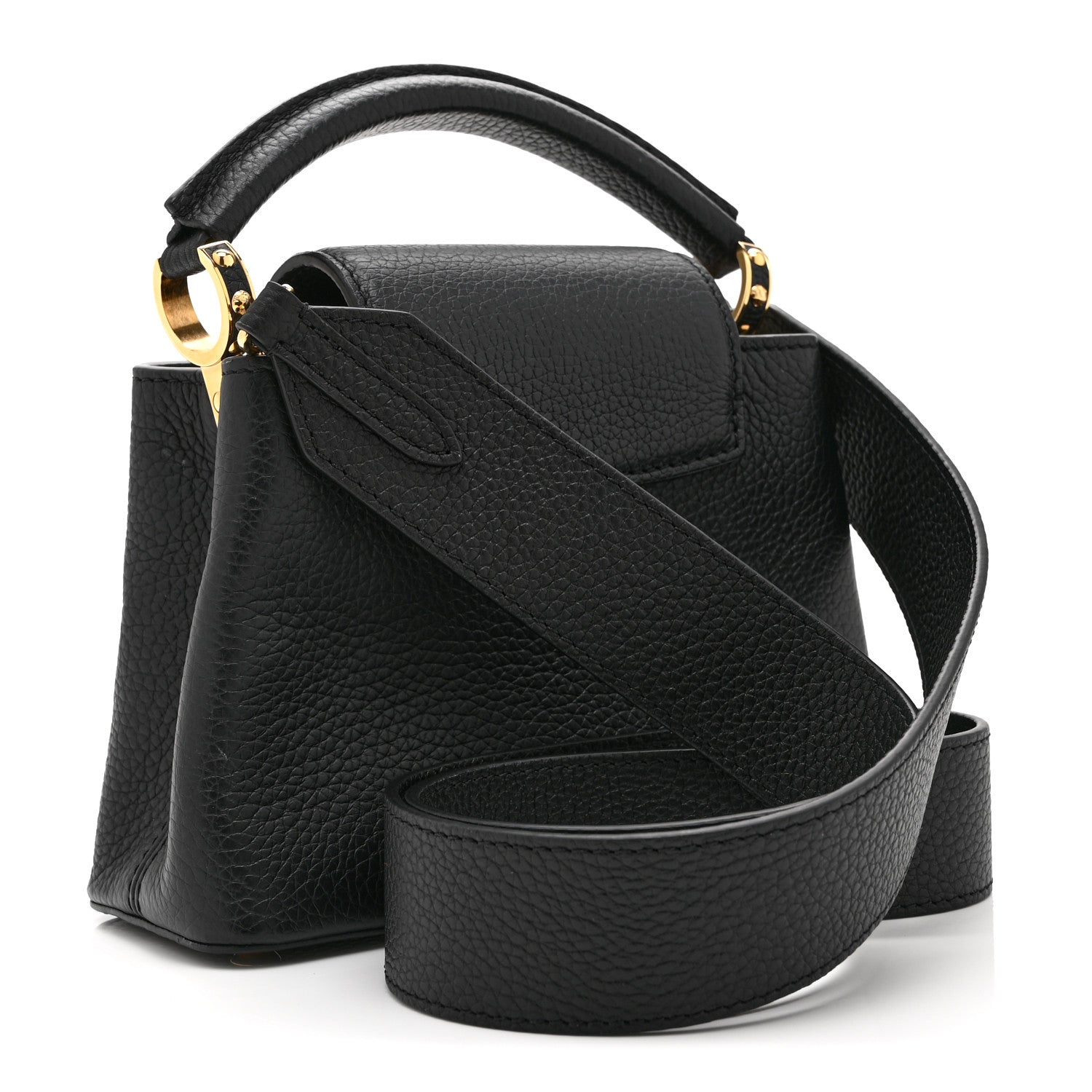 Louis Vuitton Taurillon Mini Capucines Black 4 of 10