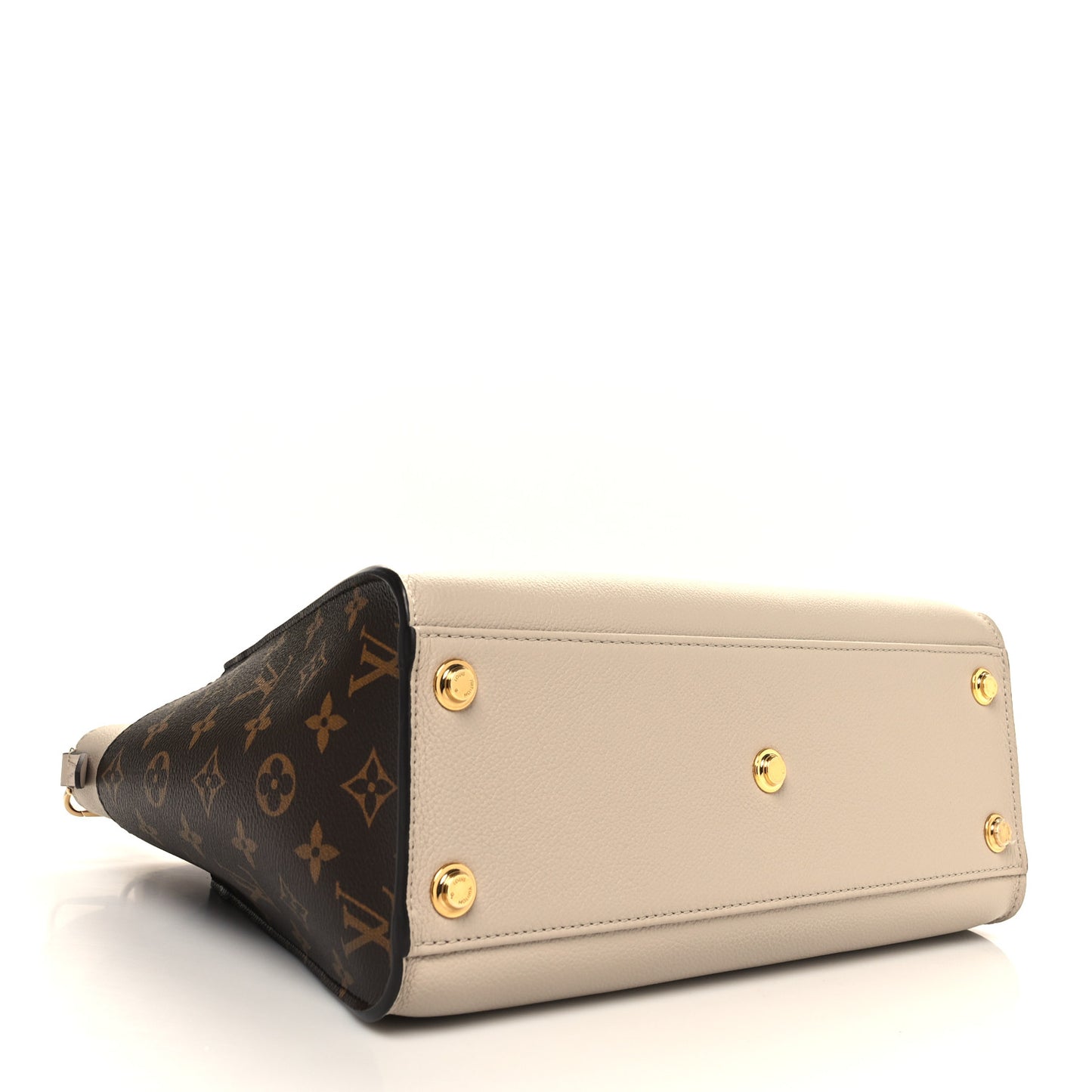 Calfskin Monogram On My Side Greige