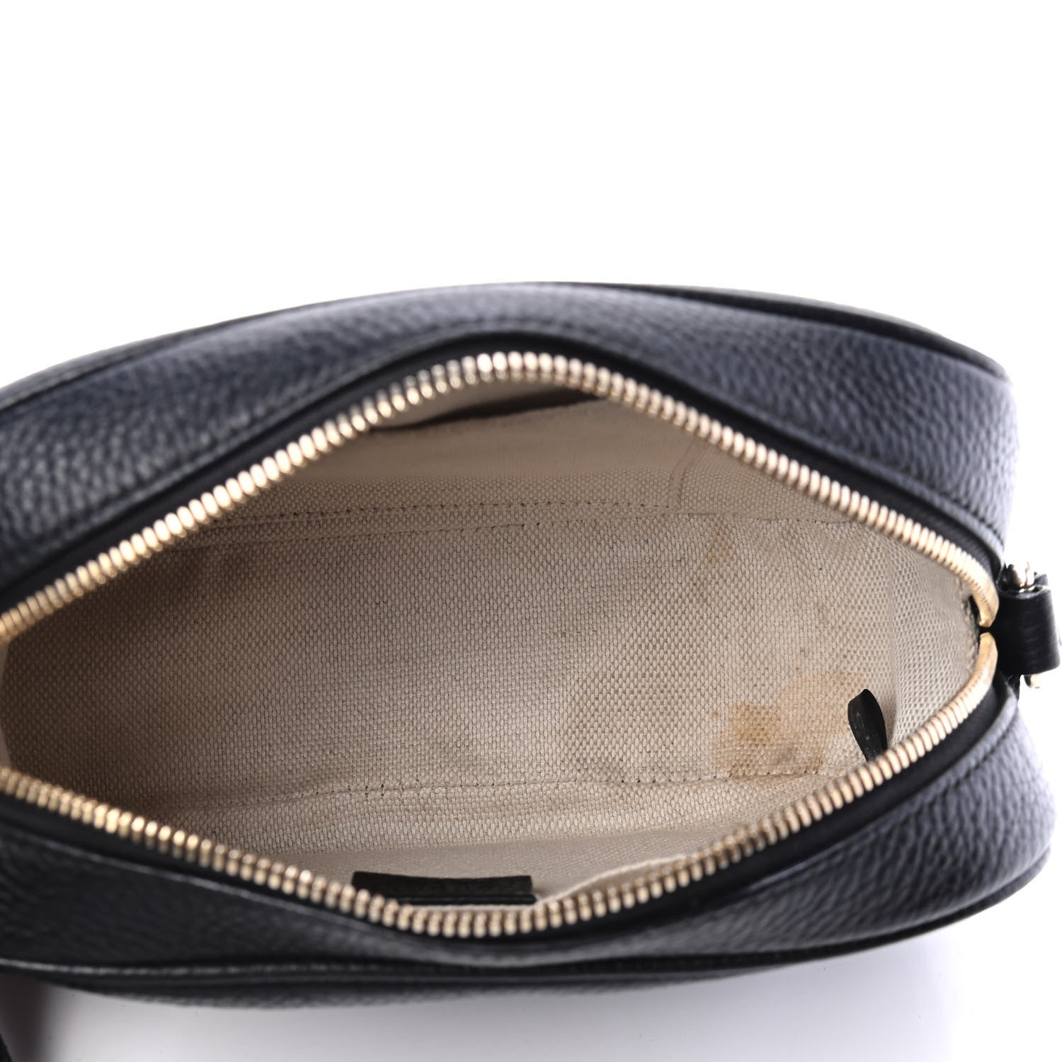 Gucci Pebbled Calfskin Small Soho Disco Bag Black 4 of 4