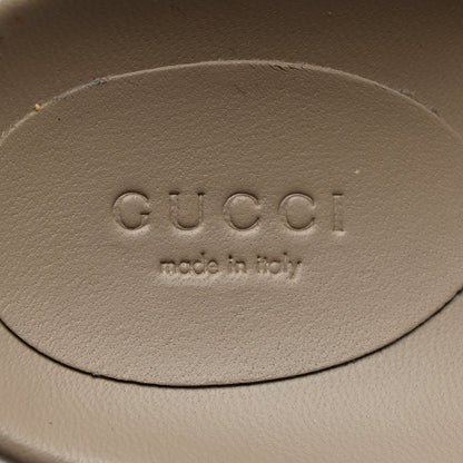 Gucci Suede Guccissima Womens Horsebit Slippers 40 Oatmeal 7 of 8