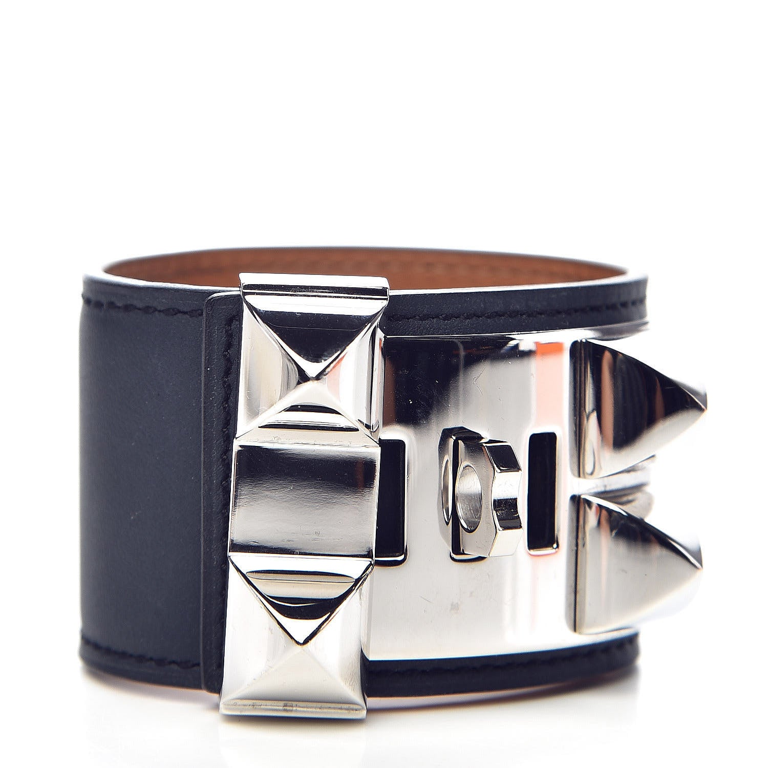 Hermes Swift Collier De Chien CDC Bracelet S Bleu Obscur 3 of 7