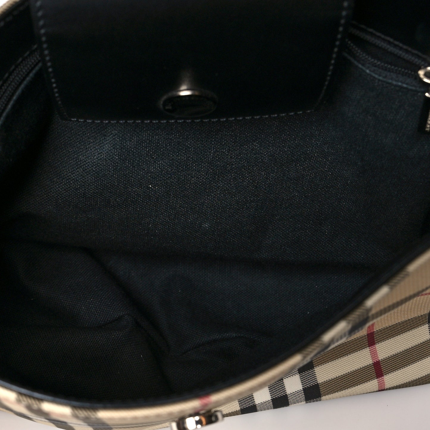 Vintage Check Shoulder Bag Black