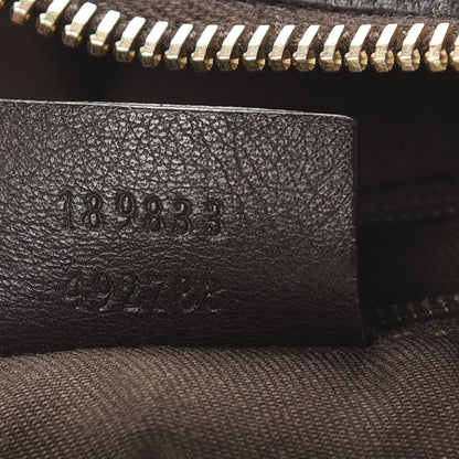 Gucci Monogram Large D Ring Hobo Dark Brown 7 of 17