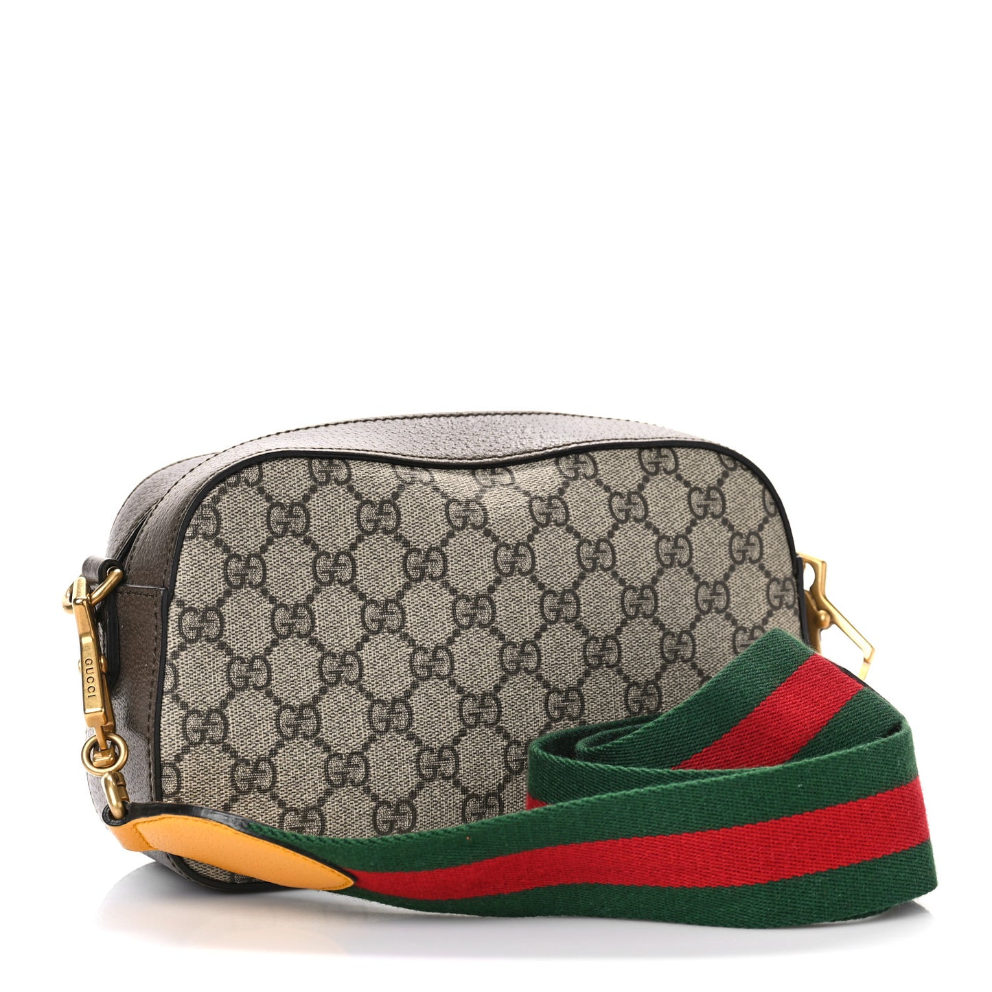 GG Supreme Monogram Web Neo Vintage Shoulder Bag Beige New Acero Crop