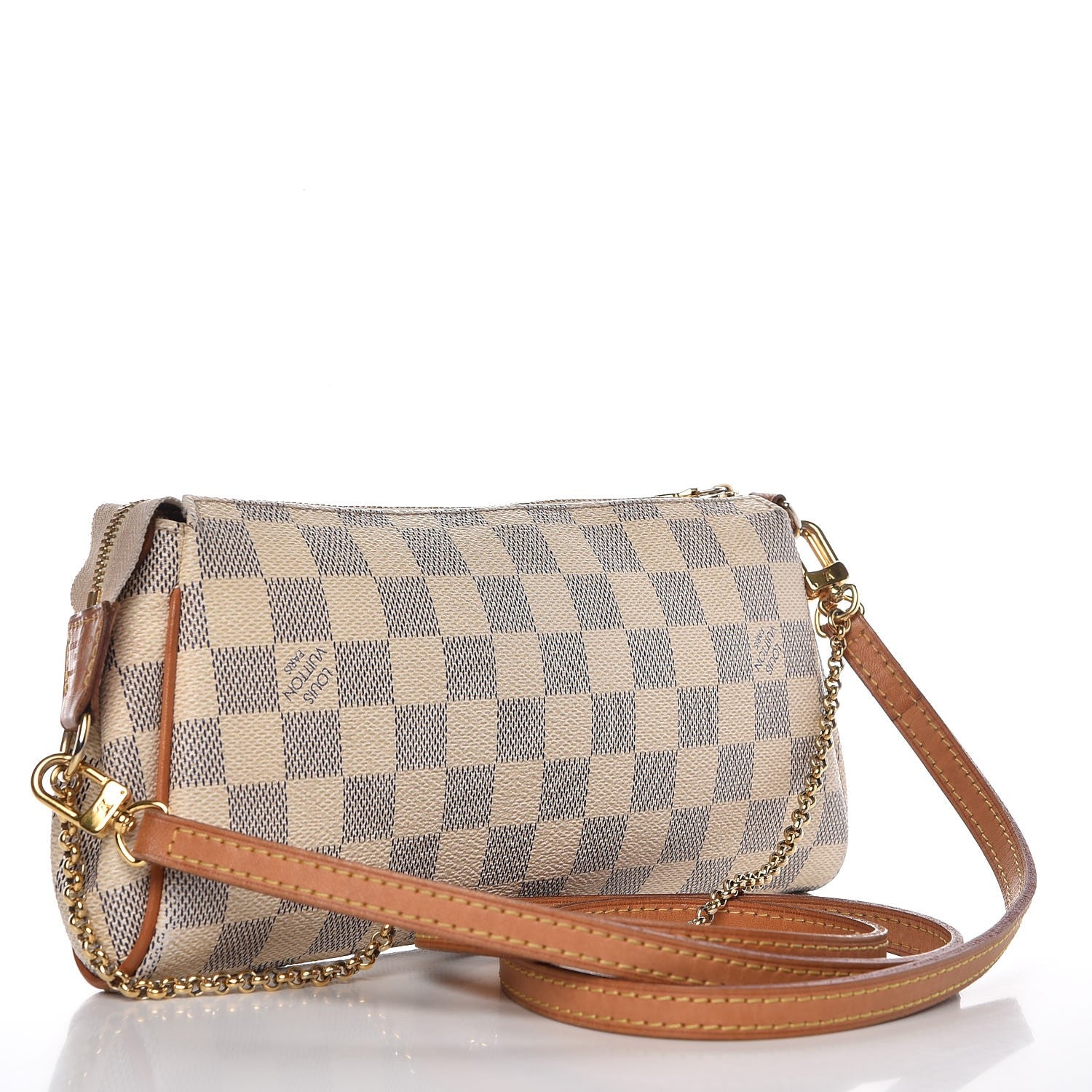 Louis Vuitton Damier Azur Eva Clutch 3 of 13