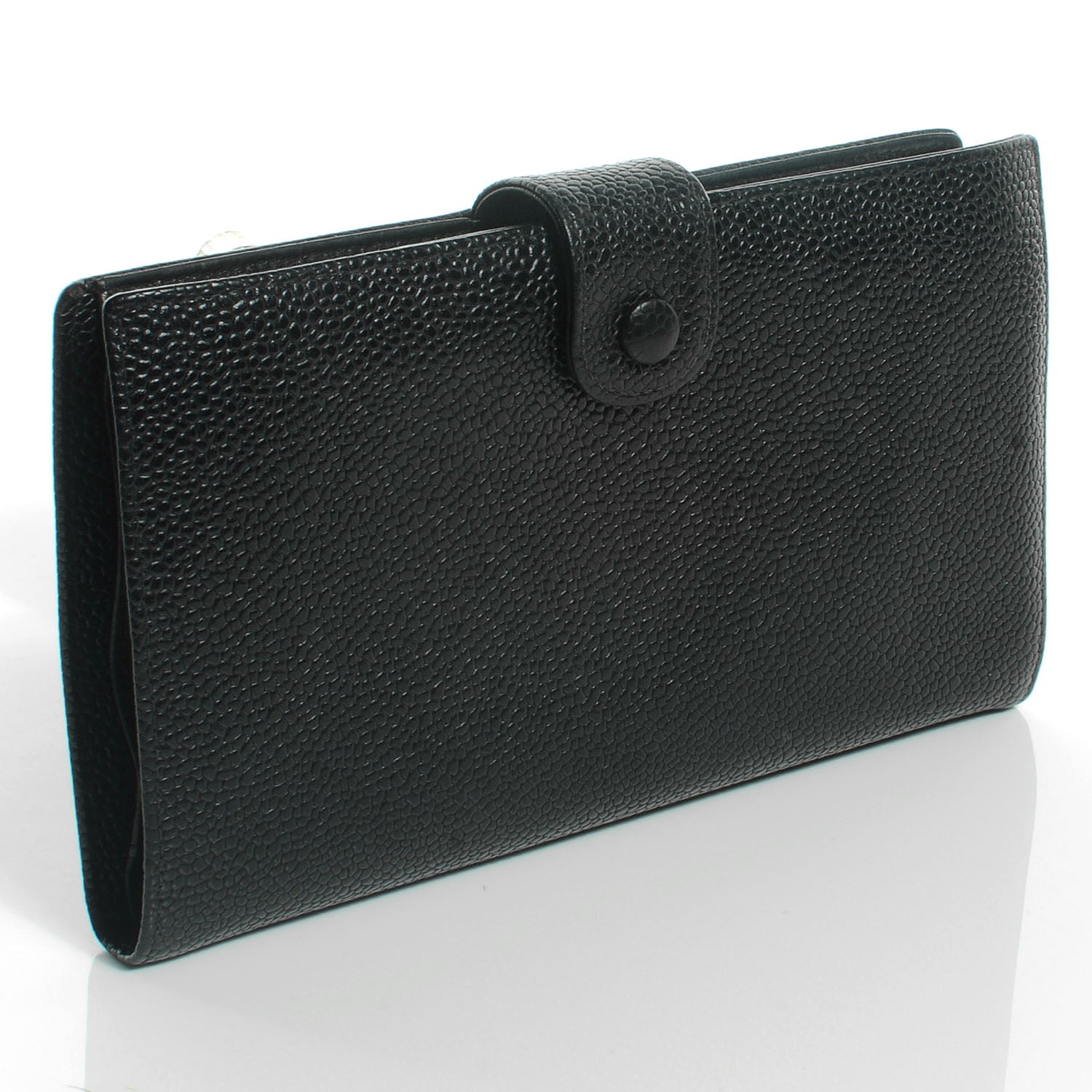 Chanel Caviar CC Wallet Clutch Black 3 of 9
