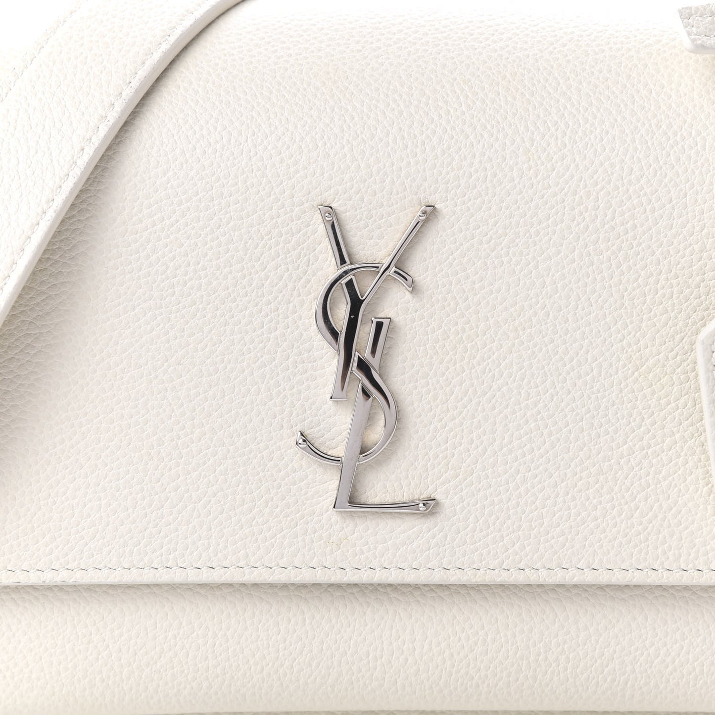 Calfskin Medium Monogram Sunset Dove White