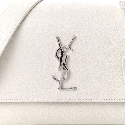 Saint Laurent Calfskin Medium Monogram Sunset Dove White 9 of 10