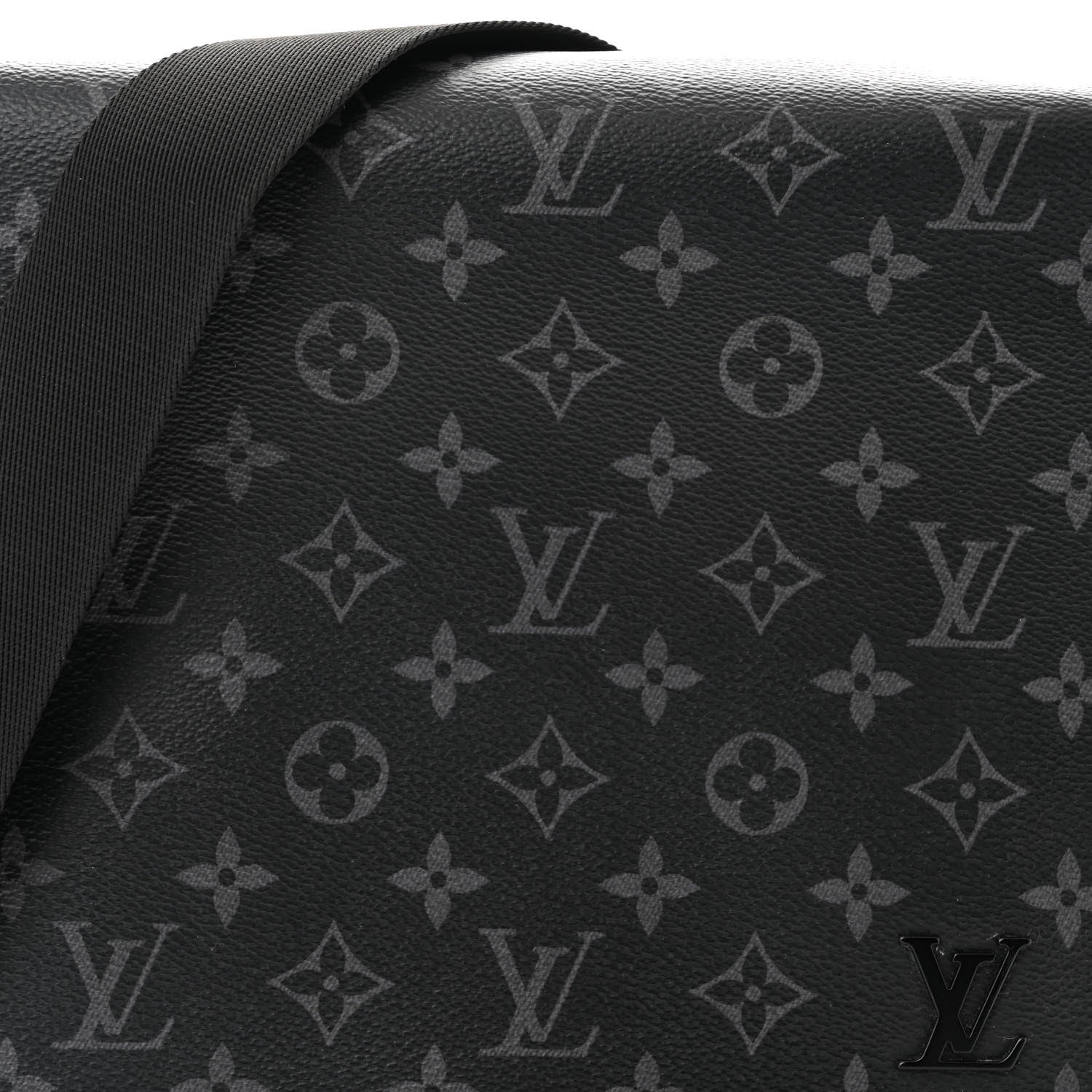 Louis Vuitton Monogram Eclipse District PM NM Black 7 of 9