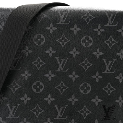 Louis Vuitton Monogram Eclipse District PM NM Black 7 of 9