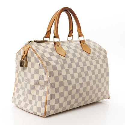 Louis Vuitton Damier Azur Speedy 30 3 of 13