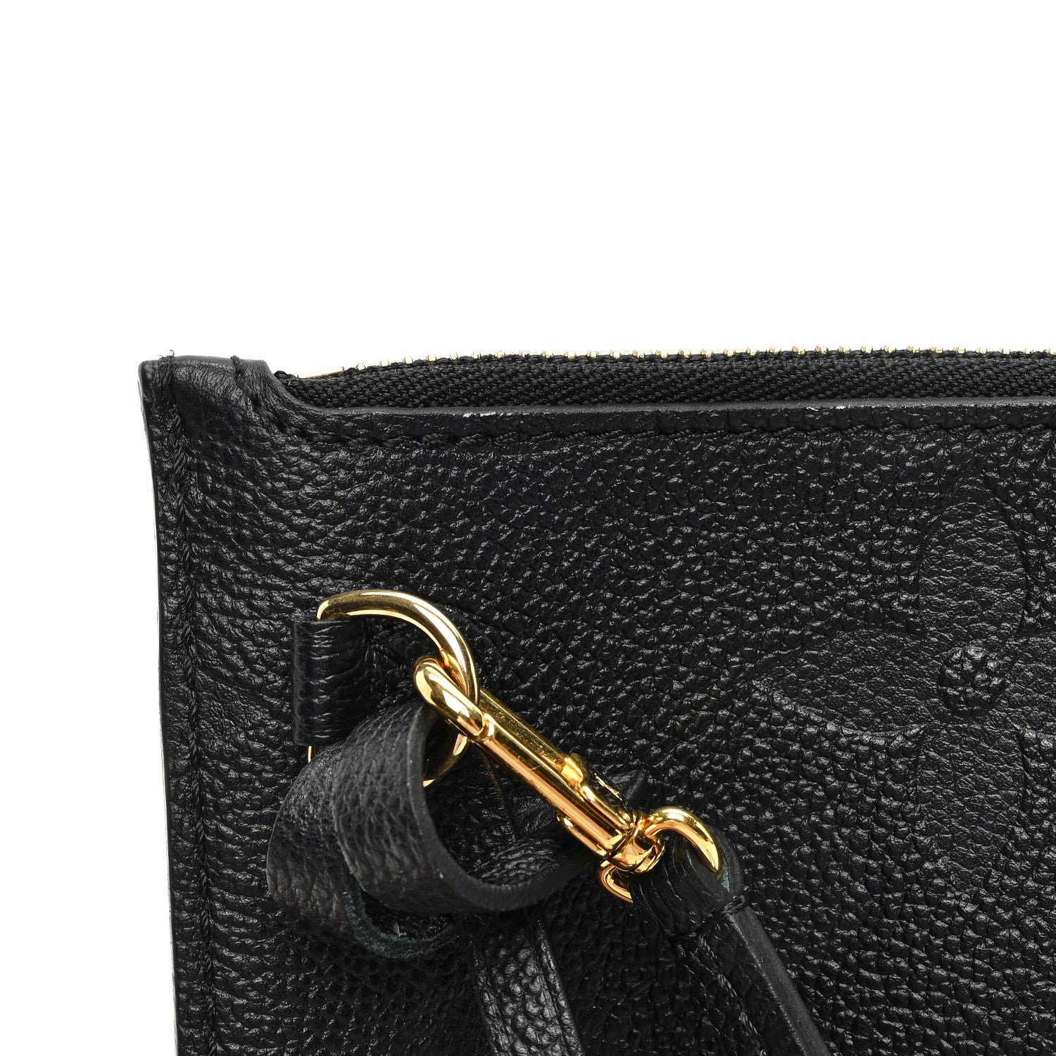 Louis Vuitton Empreinte Monogram Giant Neverfull MM Pochette Black 7 of 7