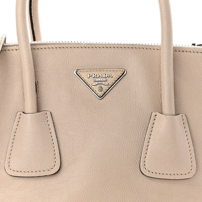 Prada Vitello Daino Double Zip Tote Cammeo 7 of 10