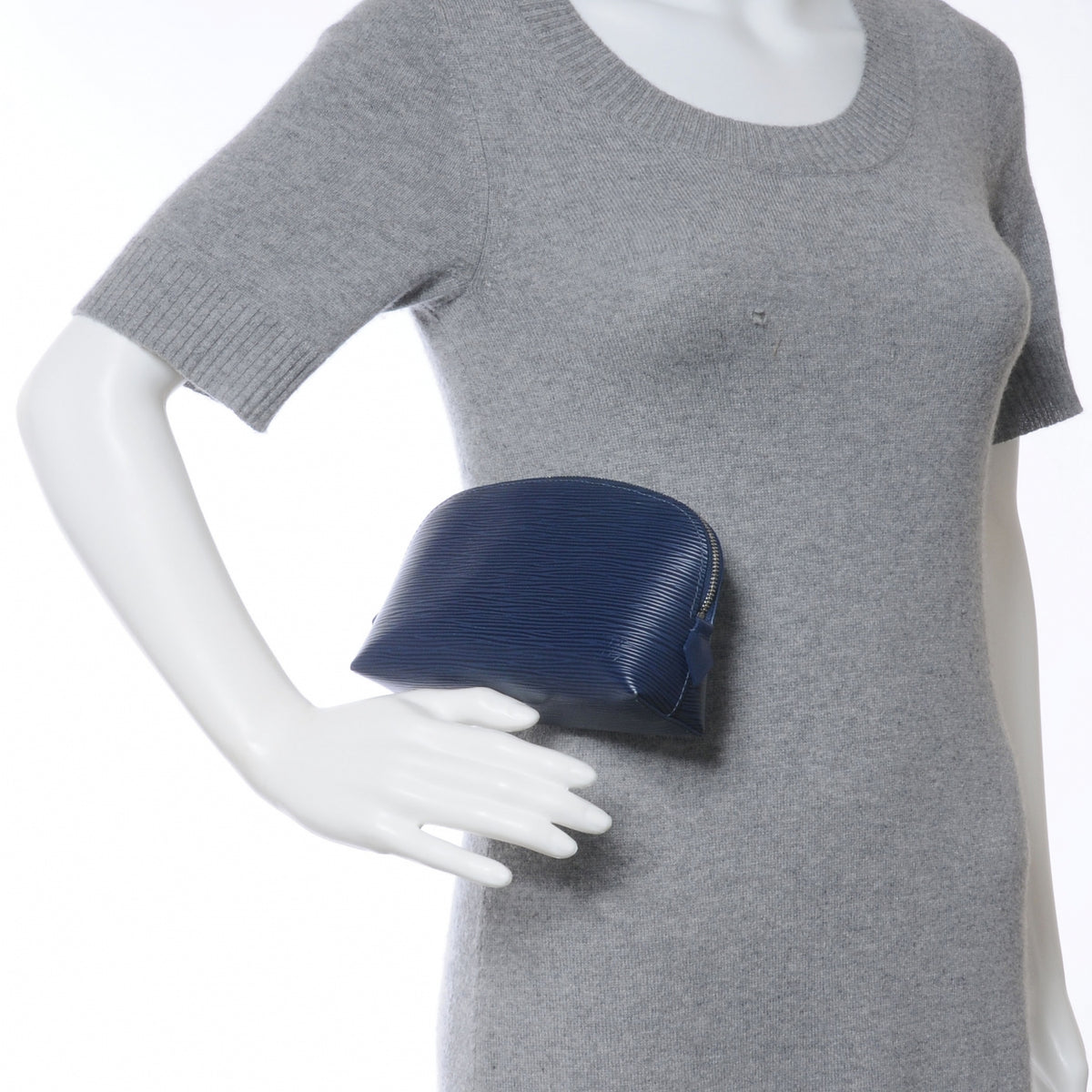 Louis Vuitton Epi Cosmetic Pouch Indigo 2 of 8