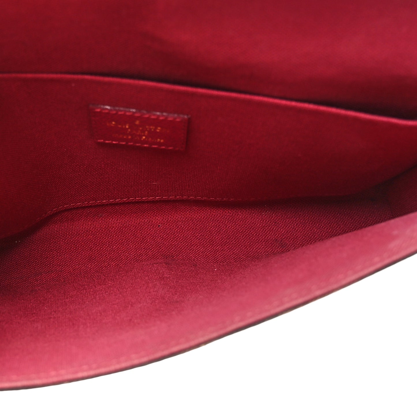 Monogram Pochette Felicie Chain Wallet Fuchsia