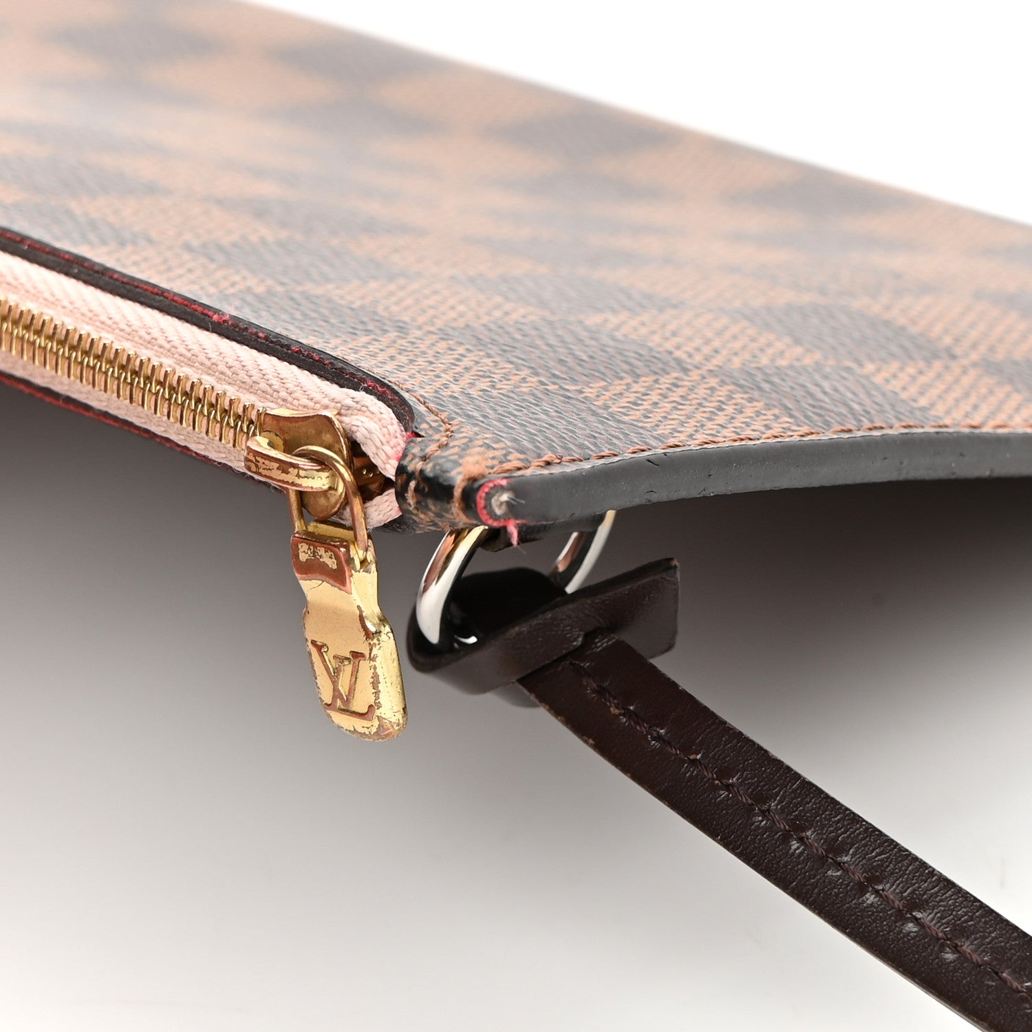 Louis Vuitton Damier Ebene Neo Neverfull MM Rose Ballerine 19 of 26