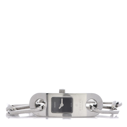 Gucci Stainless Steel 14mm 6100L Quartz Watch Black 3 of 5