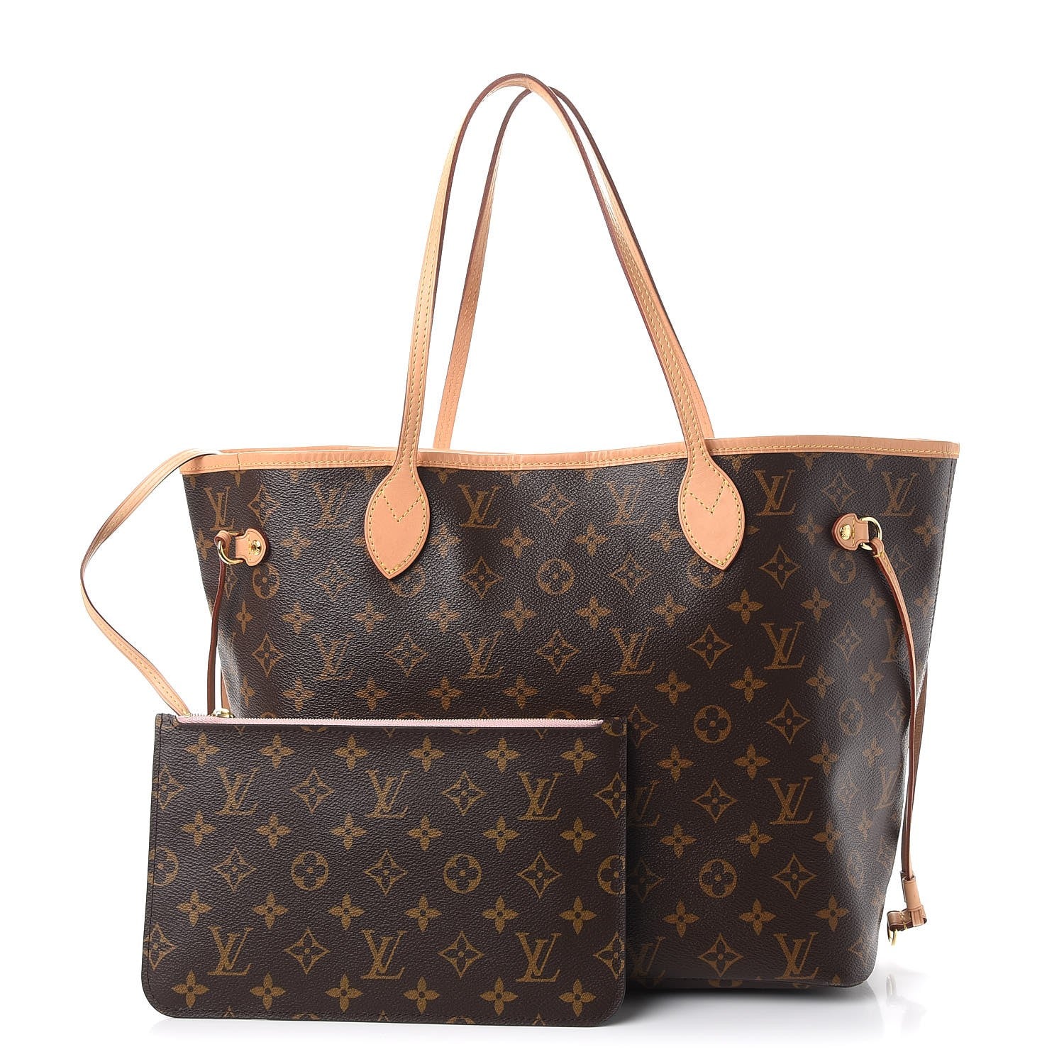Louis Vuitton Monogram Neo Neverfull MM Rose Ballerine 1 of 13