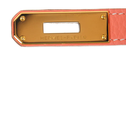 Hermes Taurillon Clemence Birkin 40 Rose Thè 10 of 23
