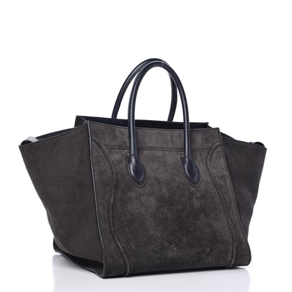 Celine Suede Medium Phantom Luggage Anthracite 3 of 11