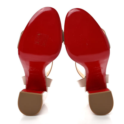 Christian Louboutin Patent Miss Sabina 85 Sandals 39 Nude 5 of 8