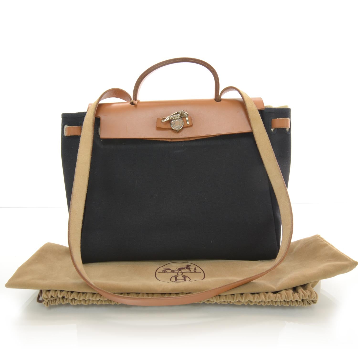 Hermes Toile HERBAG PM Natural 14 of 17