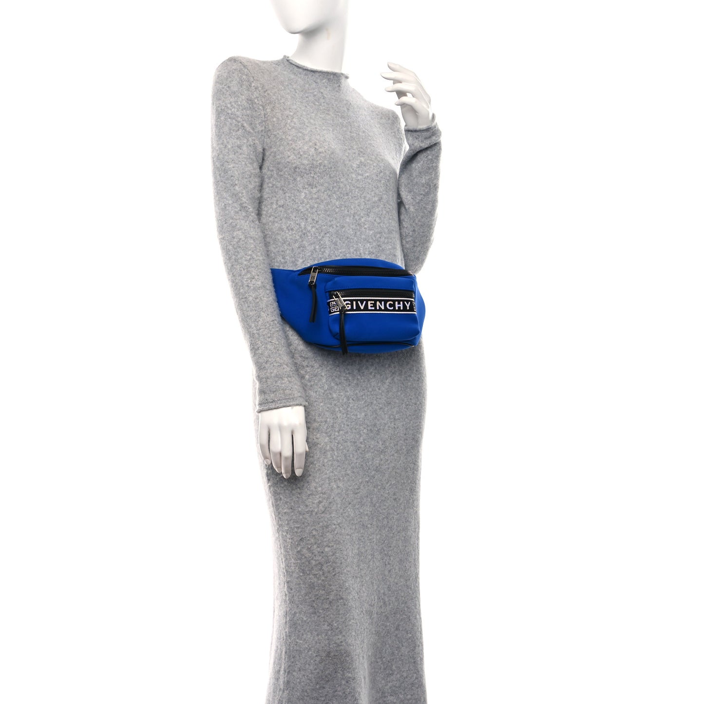 Nylon Logo Belt Bag Blue