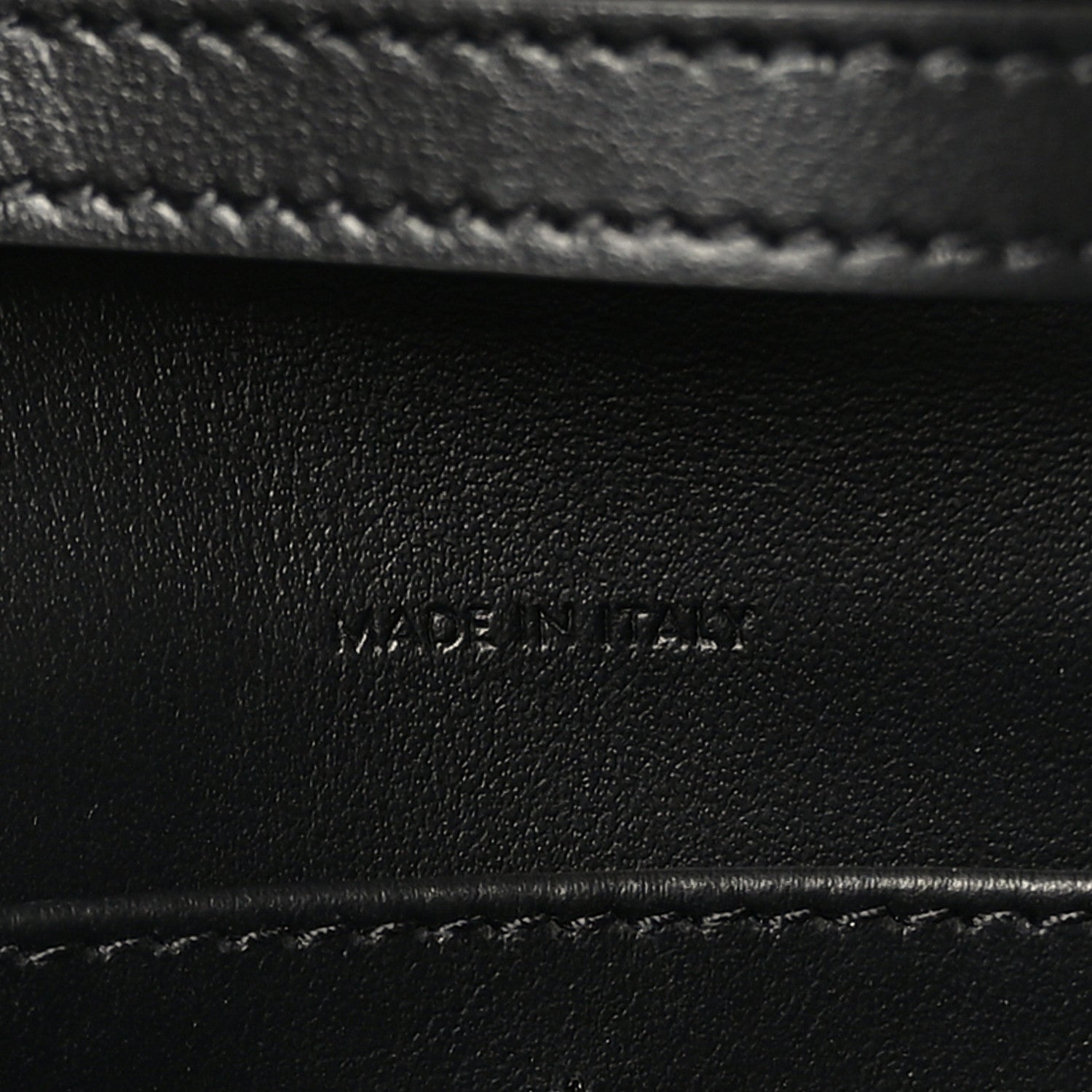 Celine Shiny Calfskin Triomphe Margo Wallet on Chain Black 7 of 9