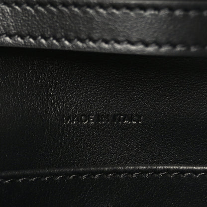 Celine Shiny Calfskin Triomphe Margo Wallet on Chain Black 7 of 9