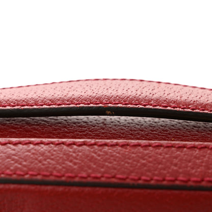 Gucci GG Supreme Monogram Flora Web Small Ophidia Top Handle Shoulder Bag Hibiscus Red 17 of 17