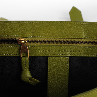Proenza Schouler Lambskin Medium PS1 Satchel Olive 7 of 12