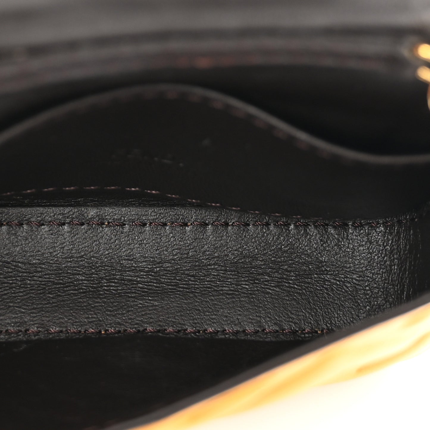 Nappa Matisse FF Embossed Nano Baguette Charm Zucca