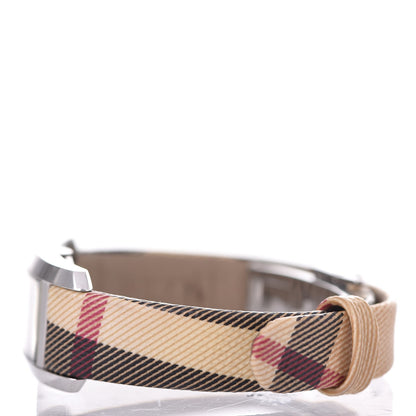 Burberry Stainless Steel Calfskin 20mm Heritage Nova Check Quartz Watch BU9503 4 of 9