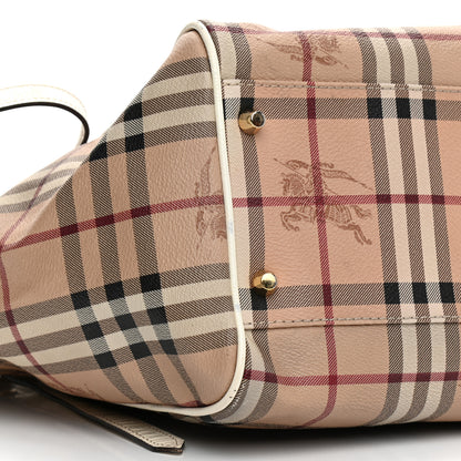 Burberry Haymarket Check Small Canterbury Tote White 9 of 18