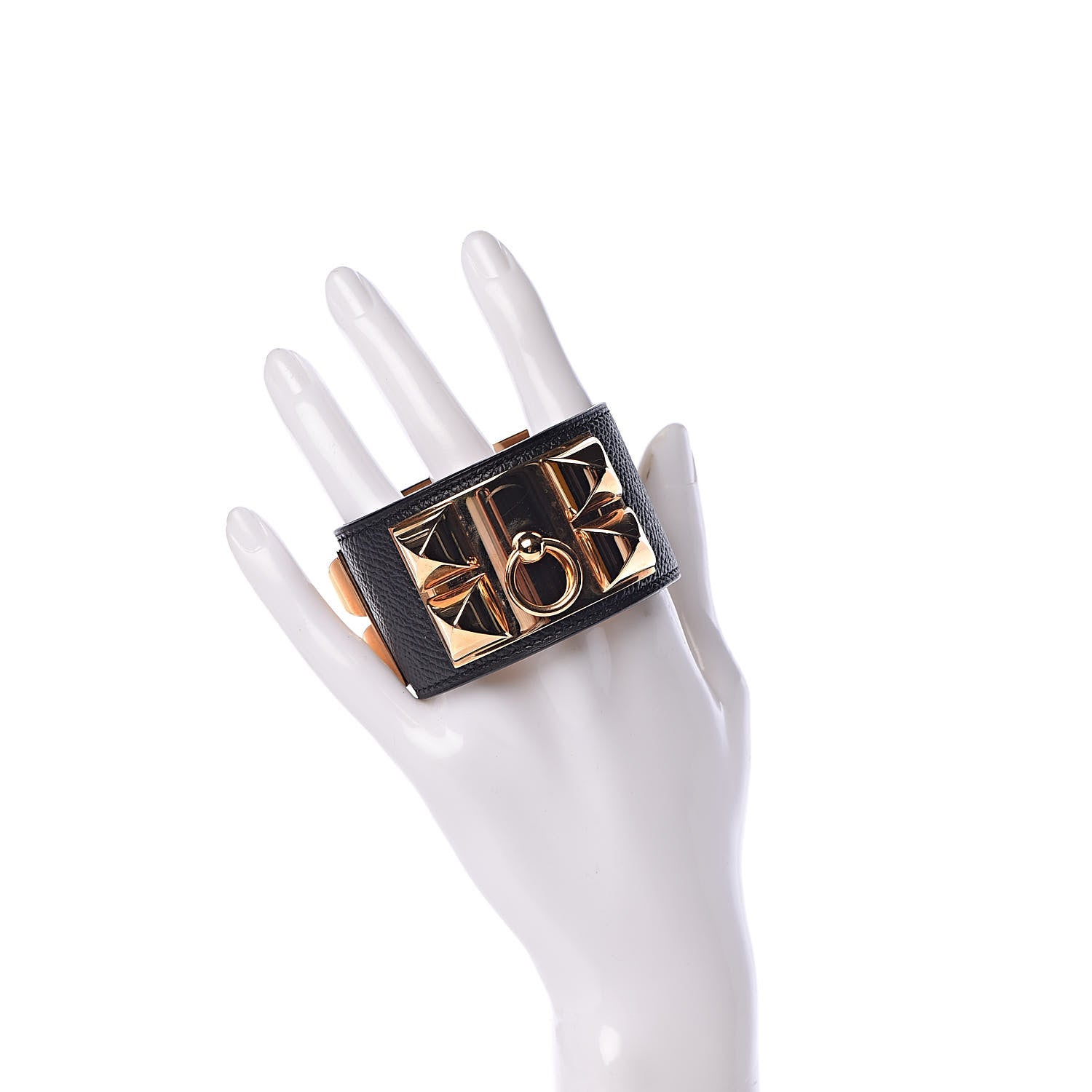 Hermes Epsom Collier de Chien CDC Bracelet XS Black 2 of 8