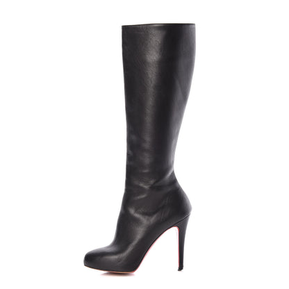 Christian Louboutin King Calfskin Fifi Botta 100 Boots 36 Black 1 of 15