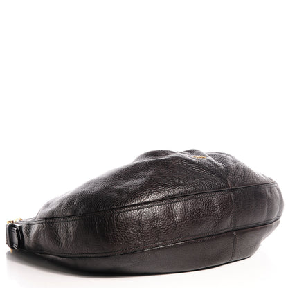 Burberry Leather Malika Hobo Dark Brown 4 of 8