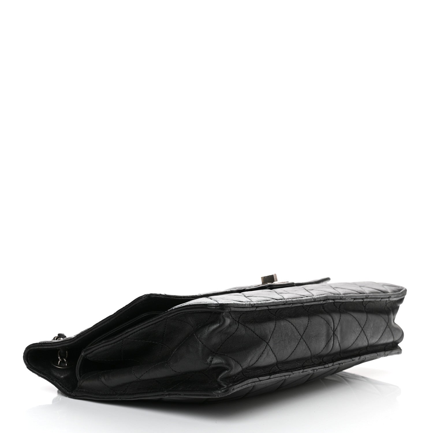 Chanel Washed Lambskin Maxi Take Away Flap Bag Black 4 of 16