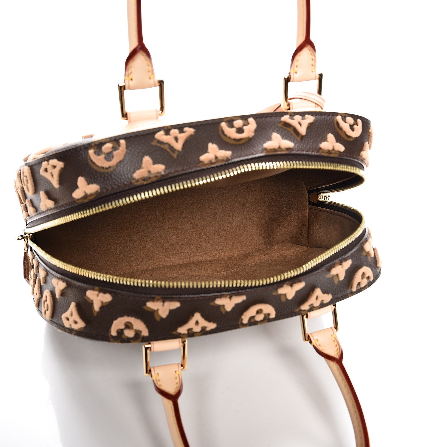 Louis Vuitton Monogram Tuffetage Deauville Cube Caramel 5 of 8
