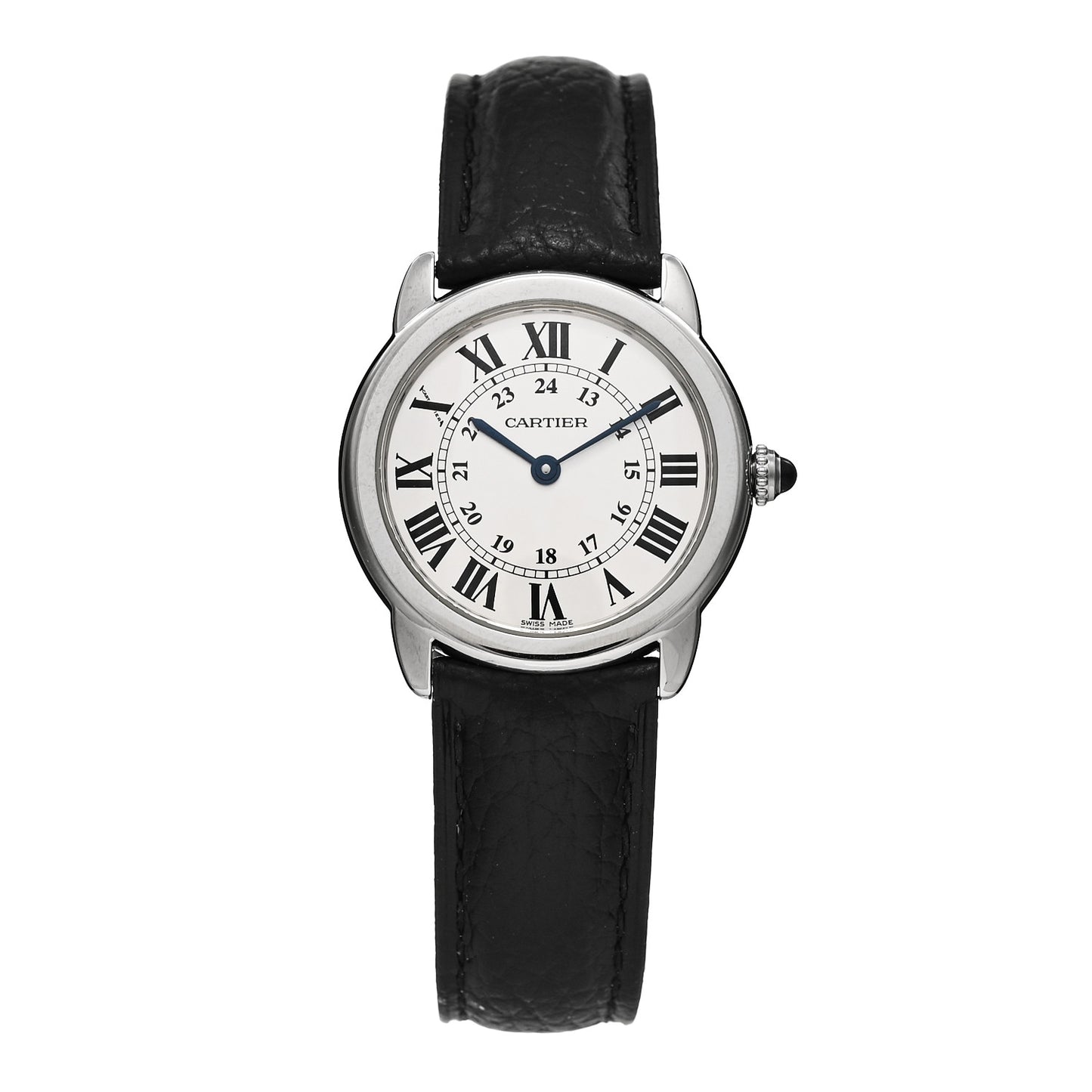 Stainless Steel Calfskin 29mm Ronde Solo Quartz Watch