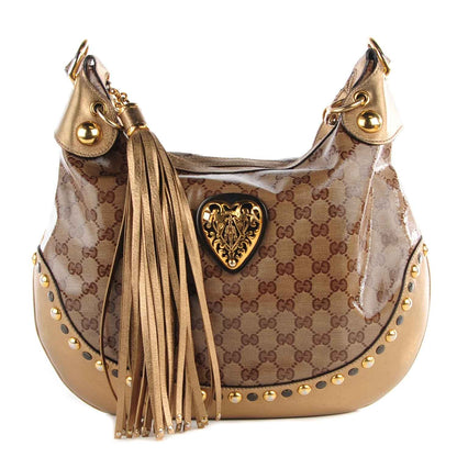 Gucci Crystal Monogram Babouska Hobo 1 of 7