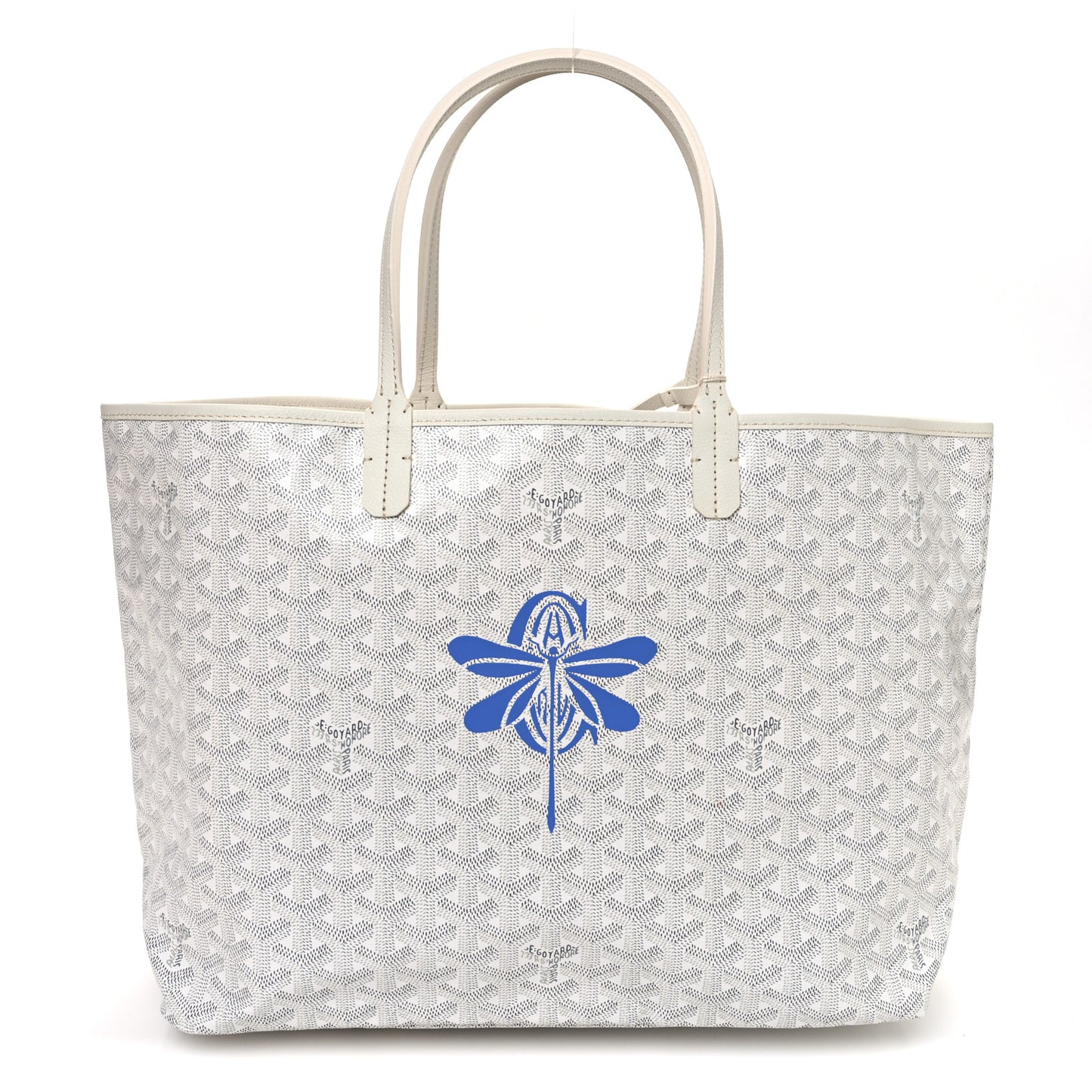 Goyardine Dragonfly Saint Louis PM White