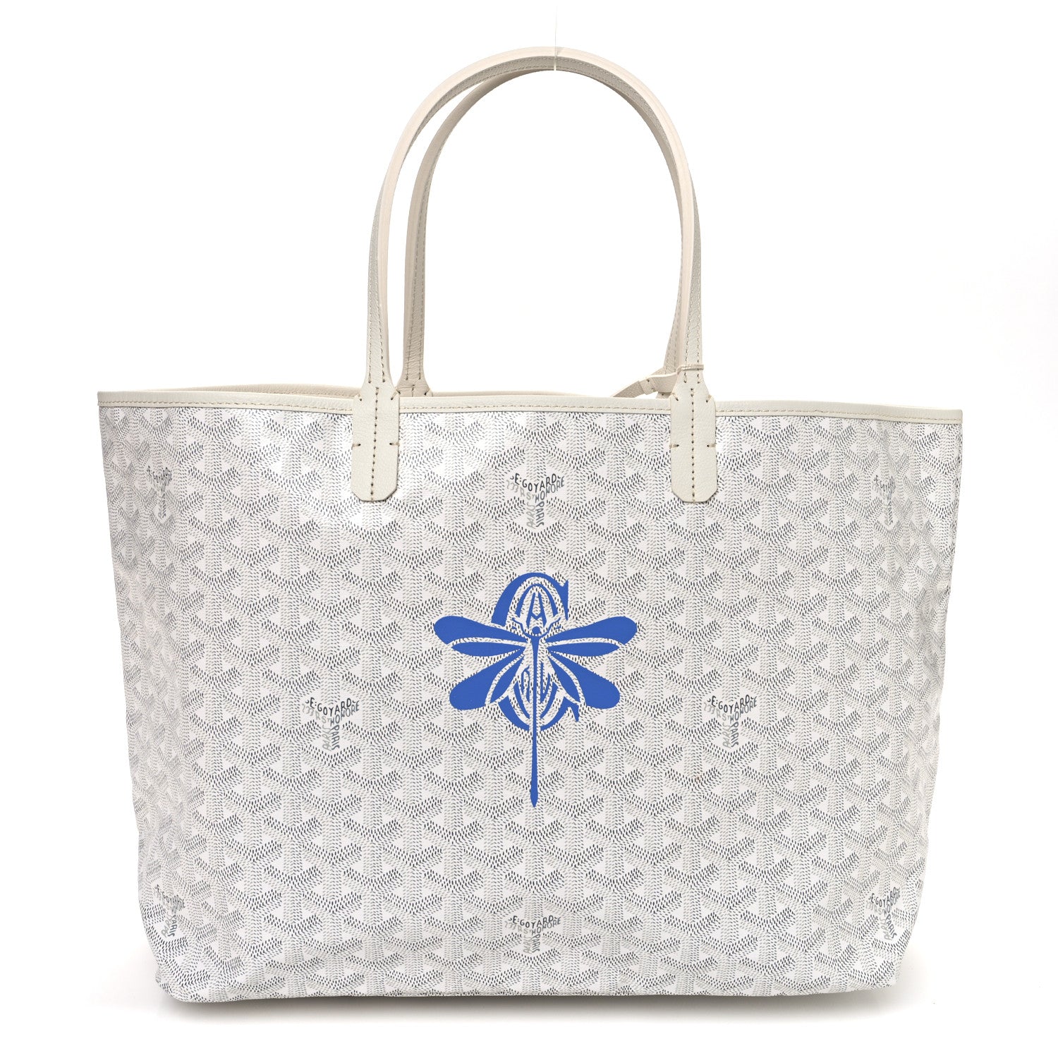 Goyard Goyardine Dragonfly Saint Louis PM White 1 of 11