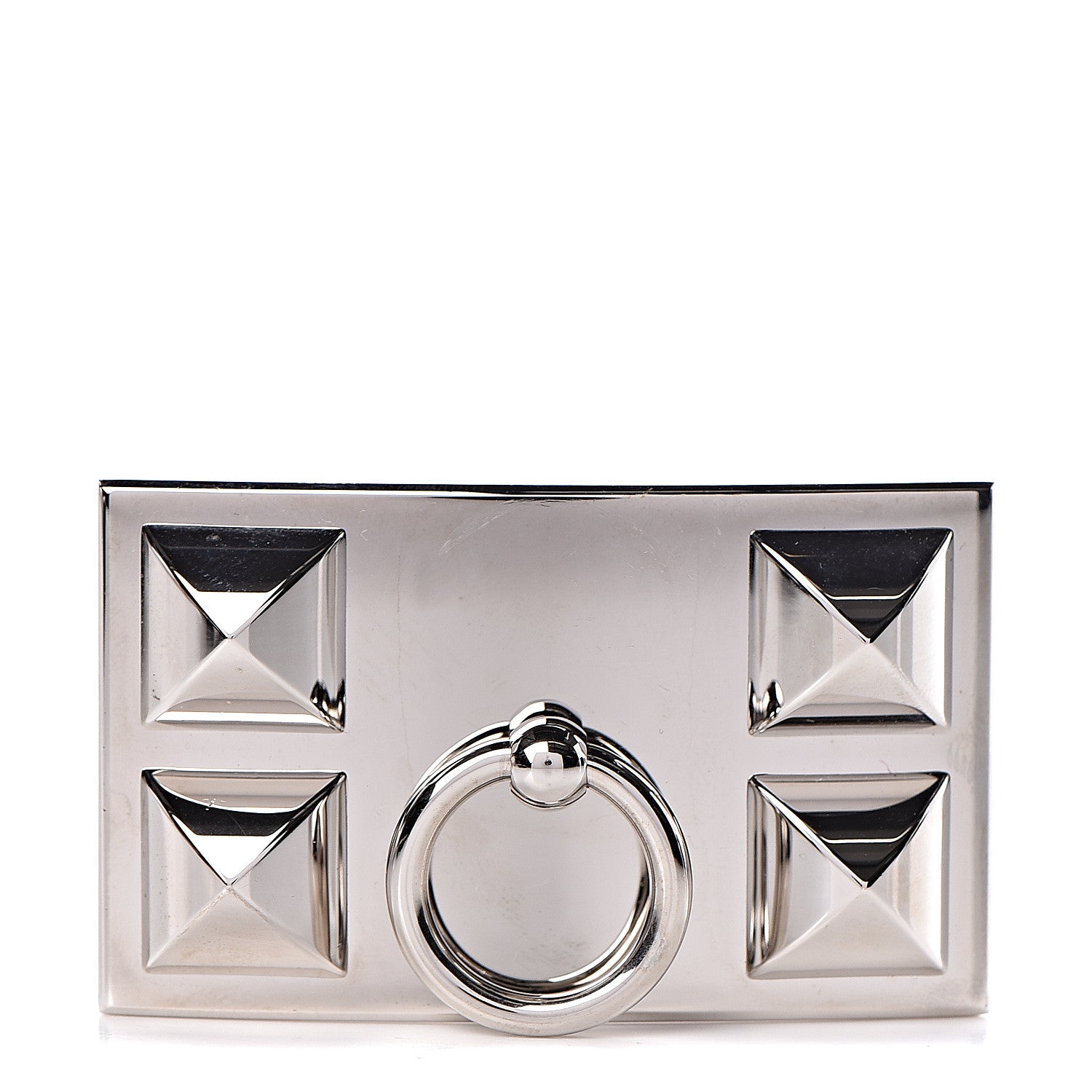 Hermes Palladium Collier de Chien 32mm Belt Buckle 1 of 4