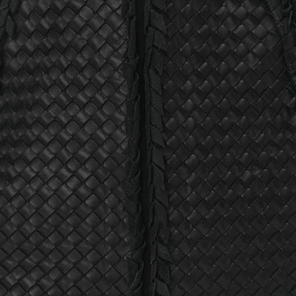 Bottega Veneta Nappa Intrecciato Large Franges Shoulder Bag Black 7 of 9